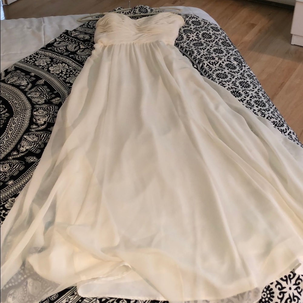 Ralph Lauren ivory evening gown